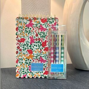 NWT Draper James Coneflower Notebook and Pen Set